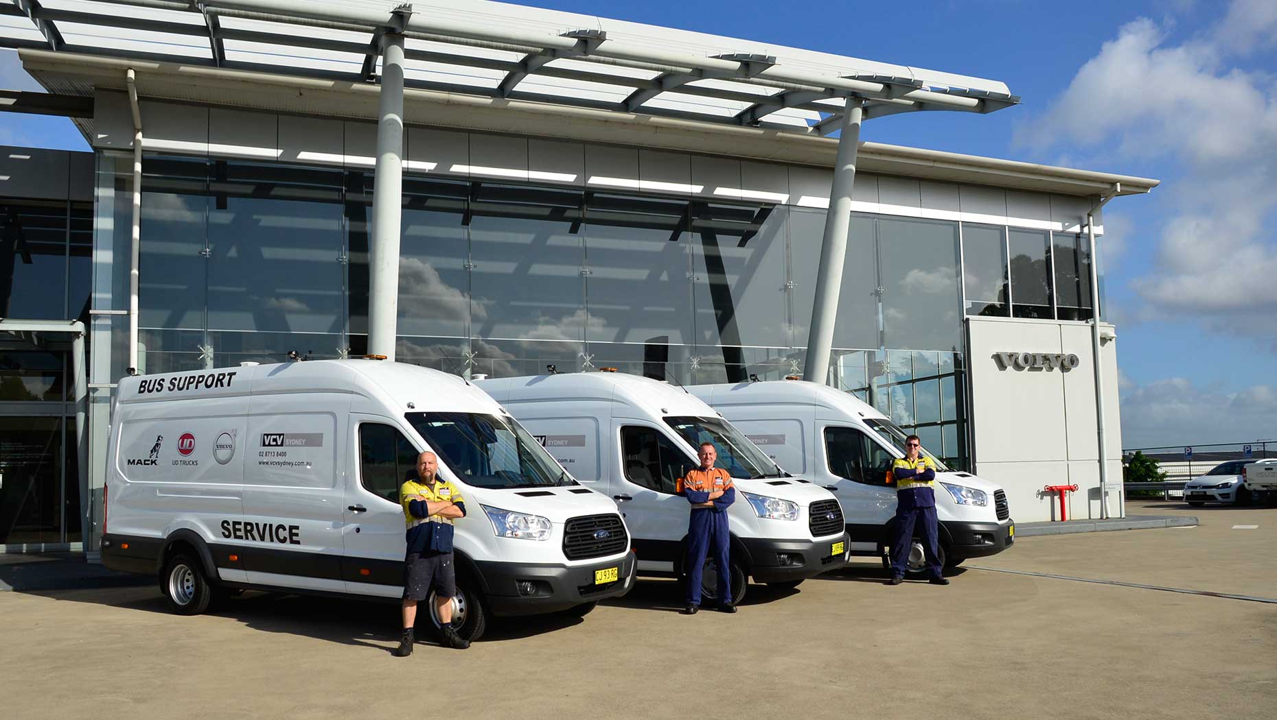 Dedicated Bus Teams in New Volvo Dealerships
