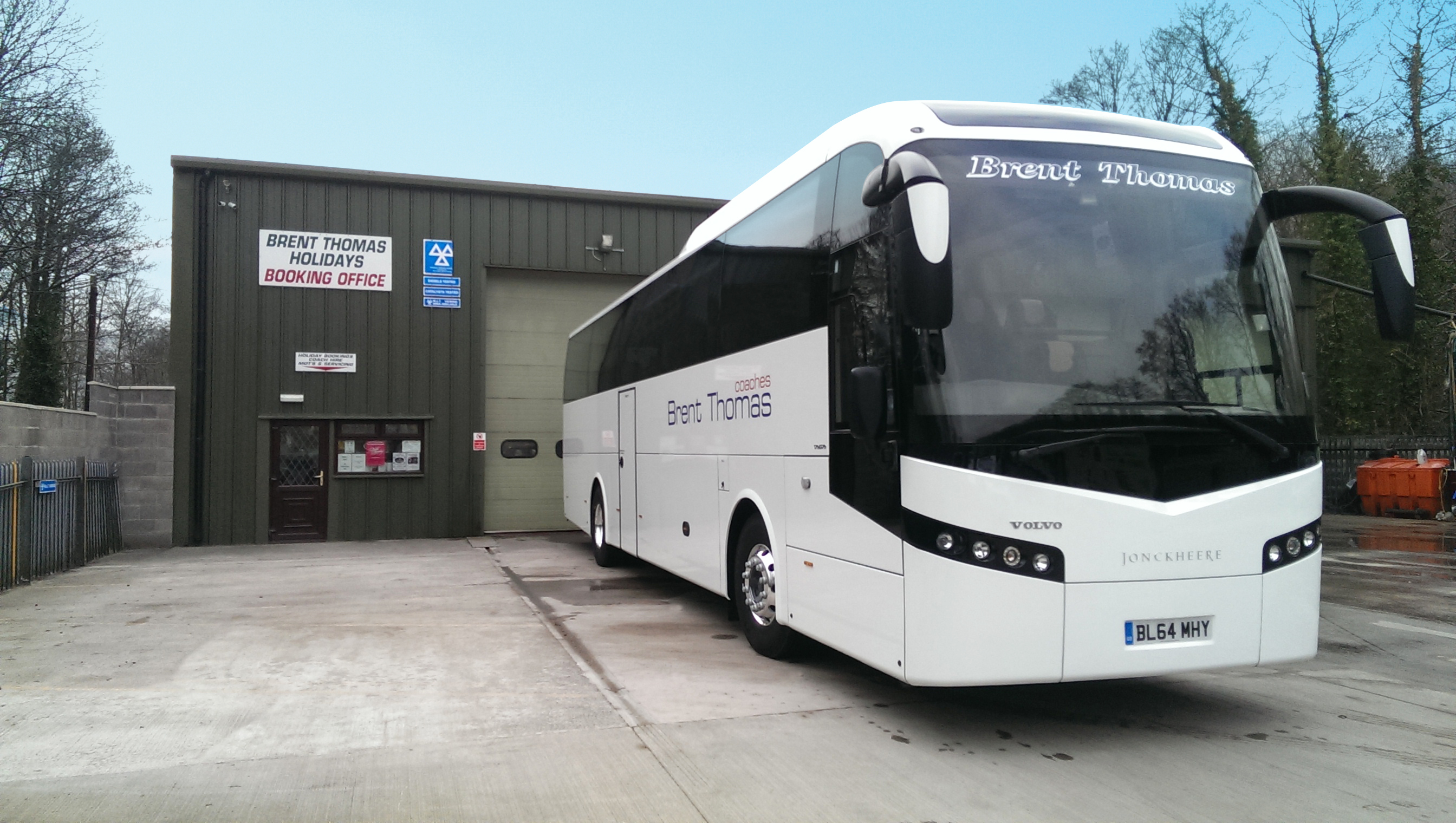 Out with the old and in with Volvo for Brent Thomas Coaches
