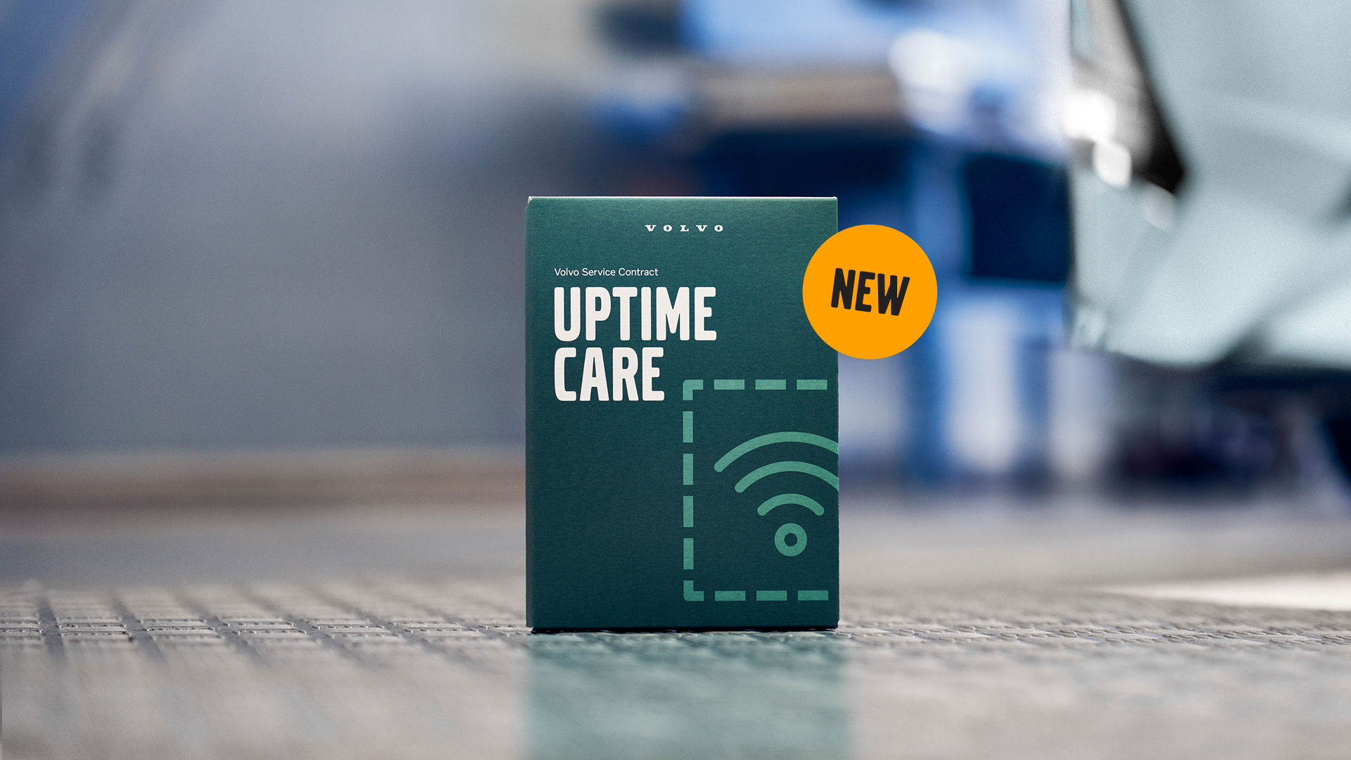 Closeup of the Uptime Care Contract package.