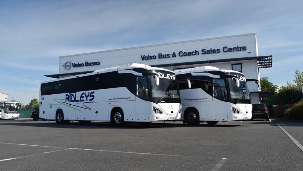 Ridleys Coaches Celebrates Ten Years Of Success Volvo Bus